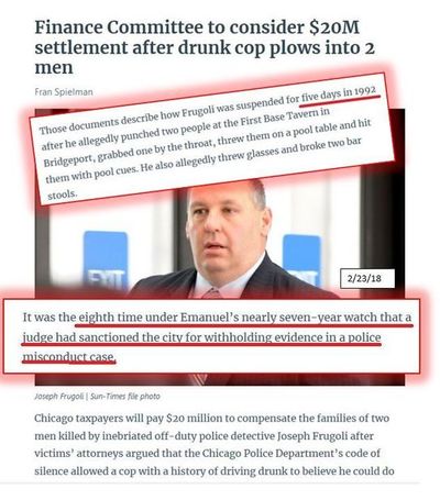 Police corruption is expensive.